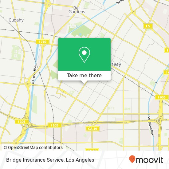 Mapa de Bridge Insurance Service