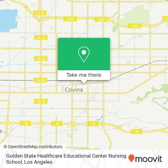 Mapa de Golden State Healthcare Educational Center Nursing School