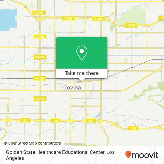 Golden State Healthcare Educational Center map