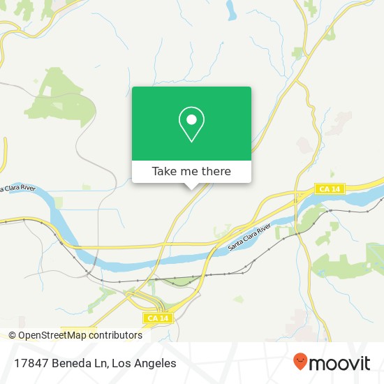 Mapa de 17847 Beneda Ln