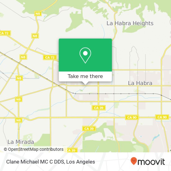 Clane Michael MC C DDS map