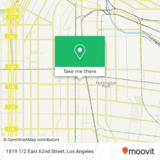 1819 1/2 East 62nd Street map