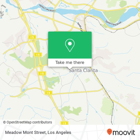 Meadow Mont Street map