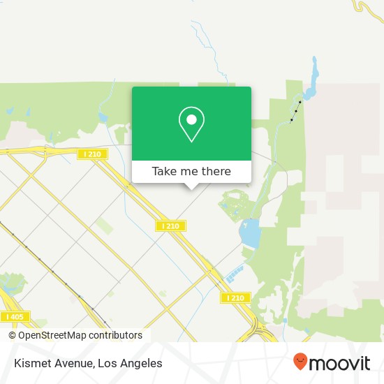 Mapa de Kismet Avenue