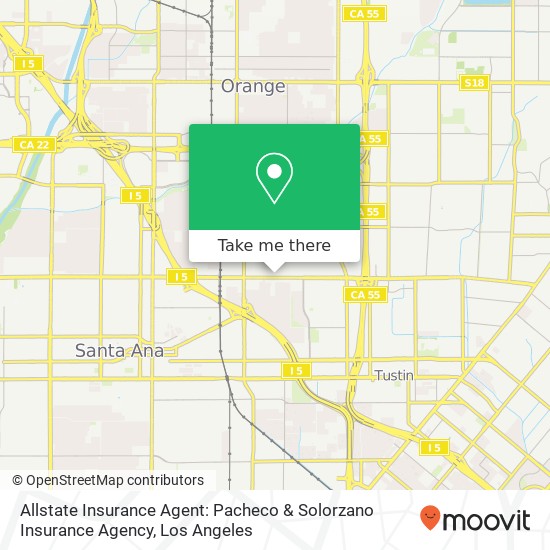Mapa de Allstate Insurance Agent: Pacheco & Solorzano Insurance Agency