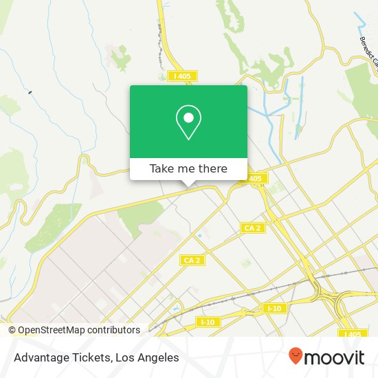 Advantage Tickets map