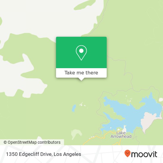 1350 Edgecliff Drive map