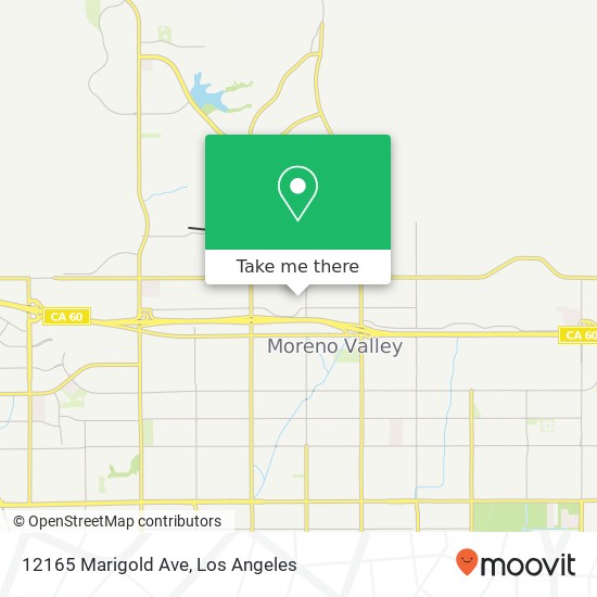 12165 Marigold Ave map