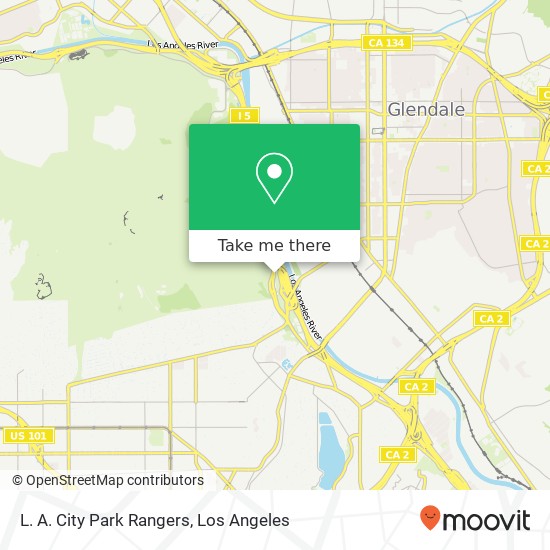 L. A. City Park Rangers map