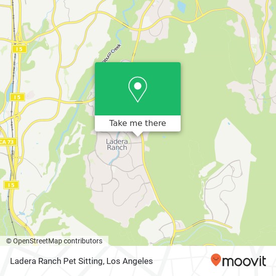 Ladera Ranch Pet Sitting map