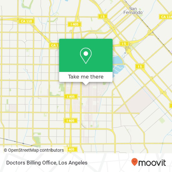 Doctors Billing Office map