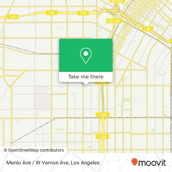 Mapa de Menlo Ave / W Vernon Ave