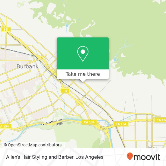 Allen's Hair Styling and Barber map