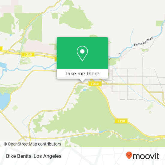 Bike Benita map