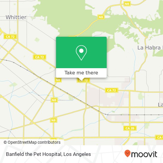 Mapa de Banfield the Pet Hospital