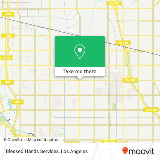 Blessed Hands Services map
