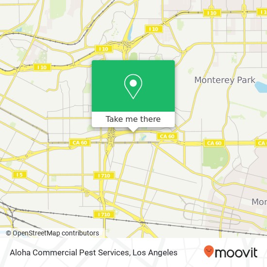 Aloha Commercial Pest Services map