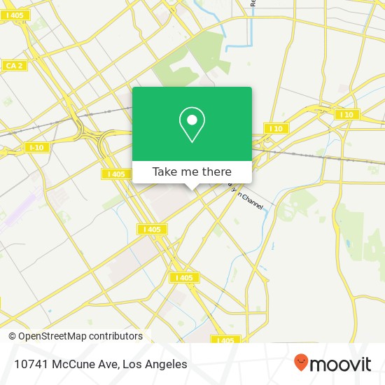 10741 McCune Ave map