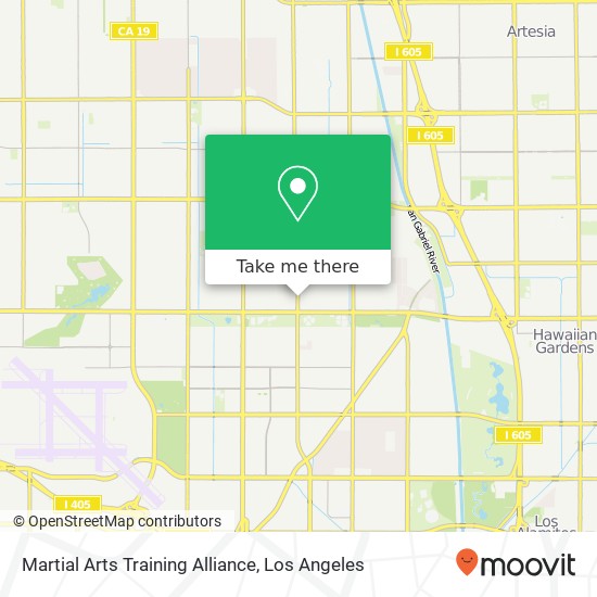 Martial Arts Training Alliance map