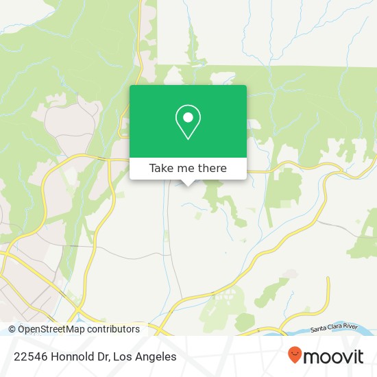 Mapa de 22546 Honnold Dr