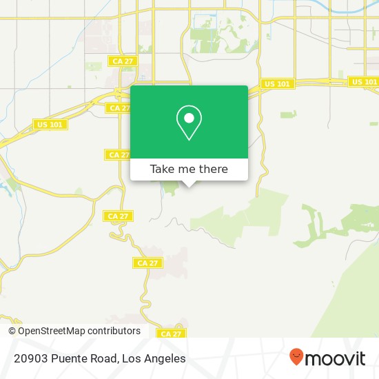 20903 Puente Road map