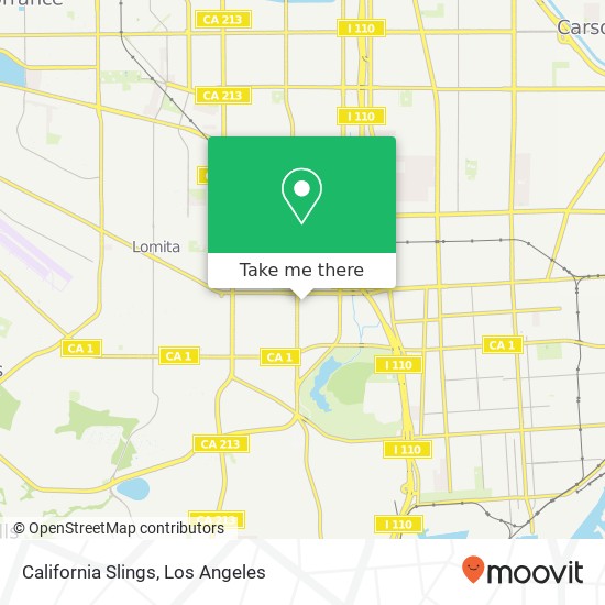 Mapa de California Slings