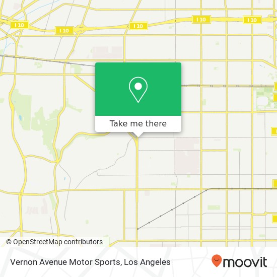Vernon Avenue Motor Sports map