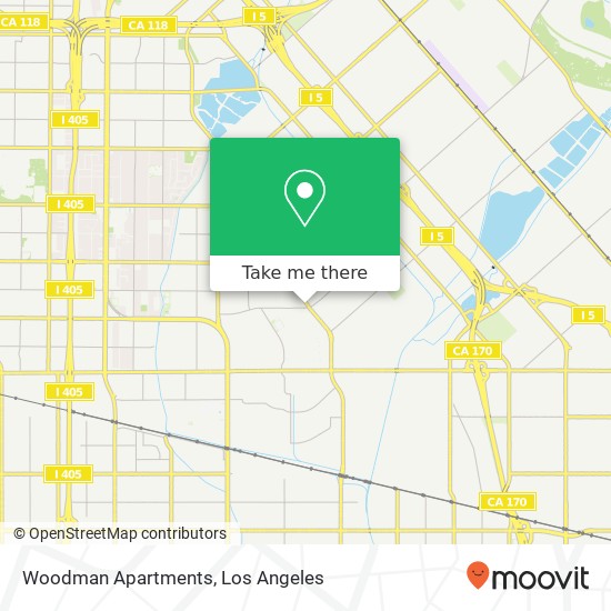 Woodman Apartments map