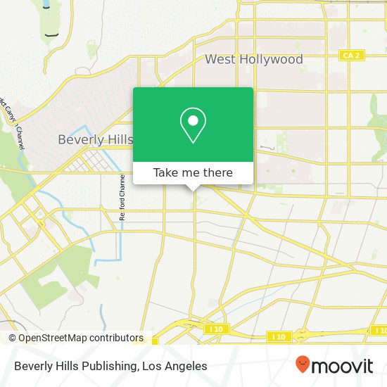 Mapa de Beverly Hills Publishing