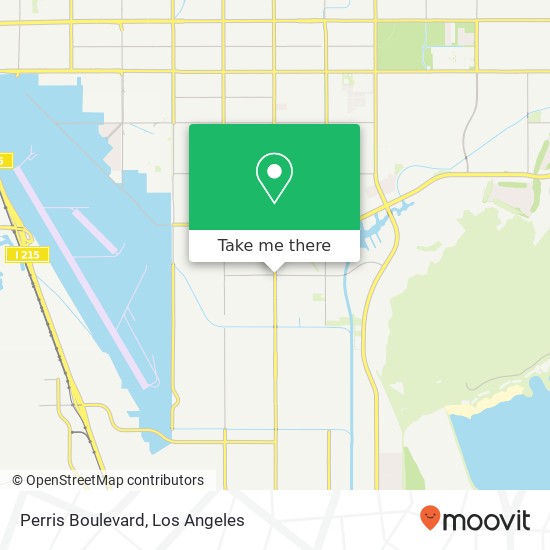 Perris Boulevard map