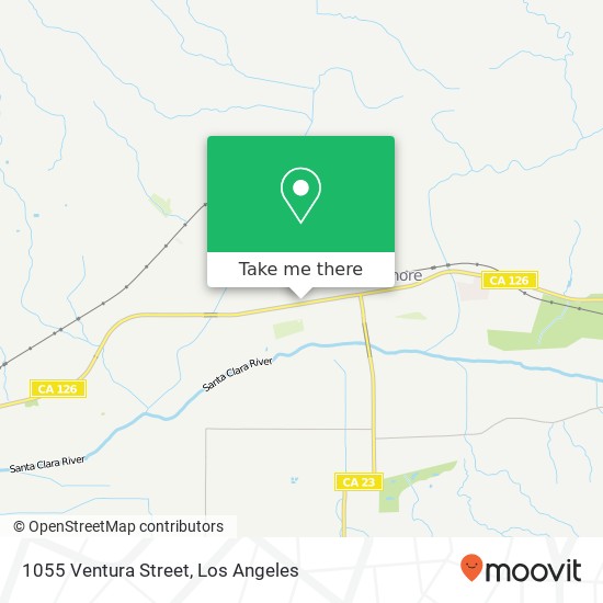 Mapa de 1055 Ventura Street