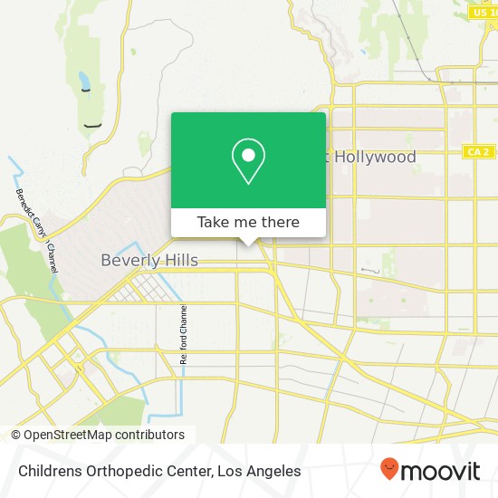 Childrens Orthopedic Center map