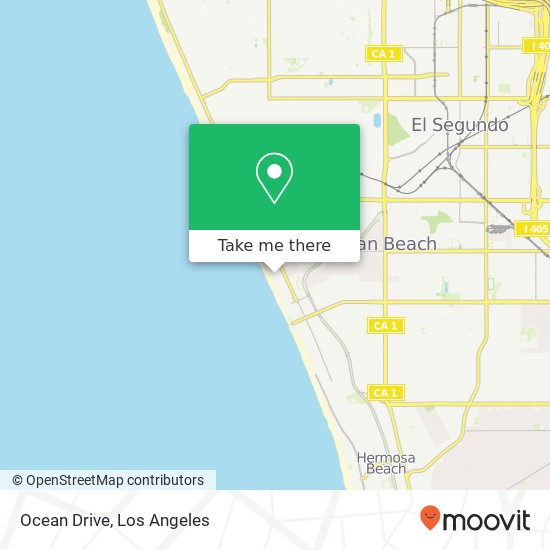 Ocean Drive map