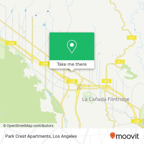 Park Crest Apartments map