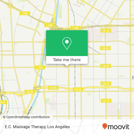 E.C. Massage Therapy map