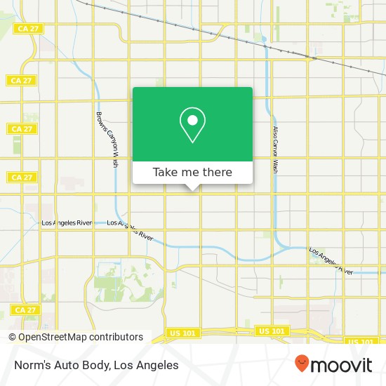 Norm's Auto Body map