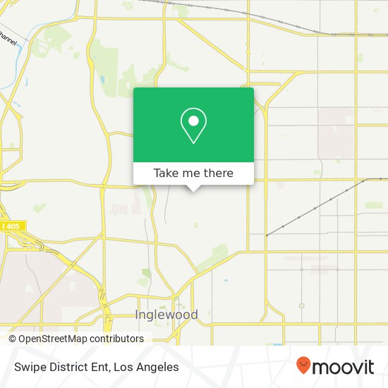 Swipe District Ent map