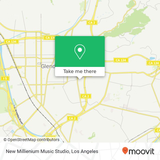 New Millienium Music Studio map