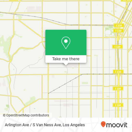 Mapa de Arlington Ave / S Van Ness Ave