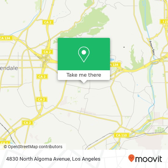 Mapa de 4830 North Algoma Avenue