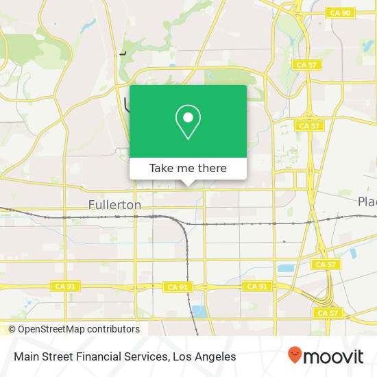 Mapa de Main Street Financial Services