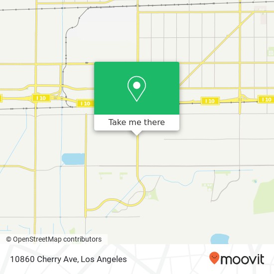 10860 Cherry Ave map