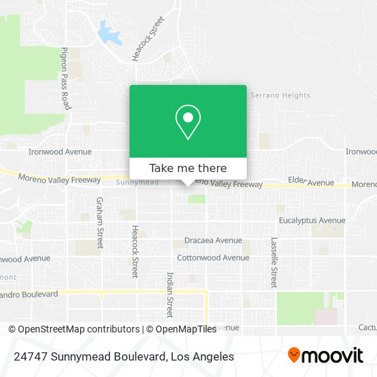 24747 Sunnymead Boulevard map