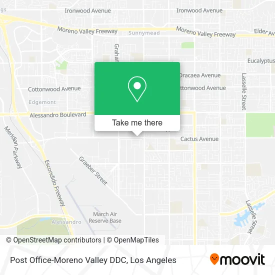 Mapa de Post Office-Moreno Valley DDC