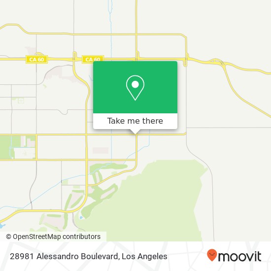 28981 Alessandro Boulevard map