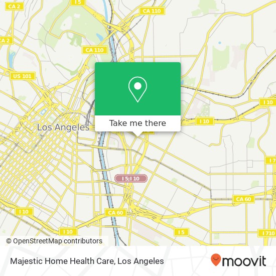 Majestic Home Health Care map