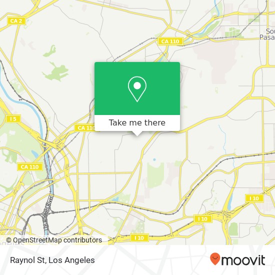 Raynol St map