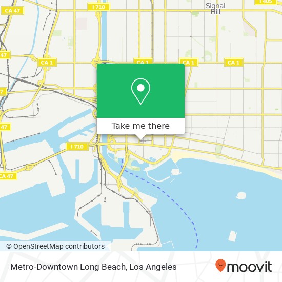 Mapa de Metro-Downtown Long Beach