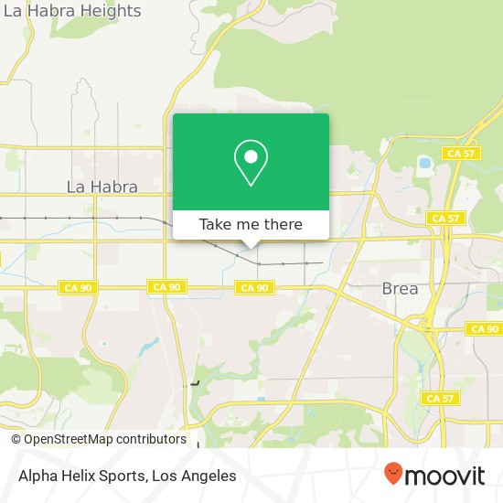 Alpha Helix Sports map