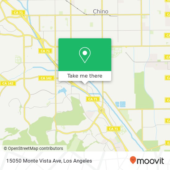 15050 Monte Vista Ave map